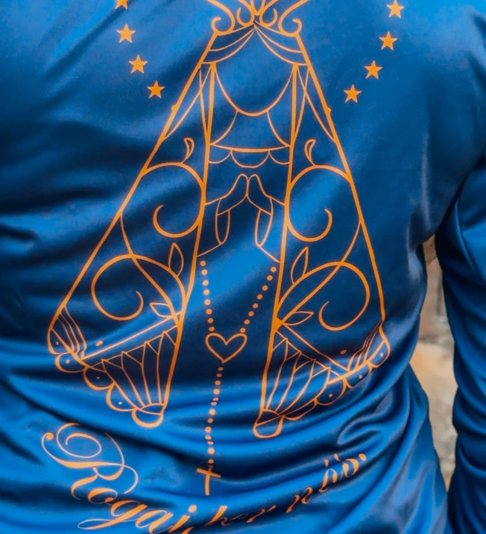 Camisa Agro feminina Nossa Senhora com proteção solar Uv50+ - Imagem 5