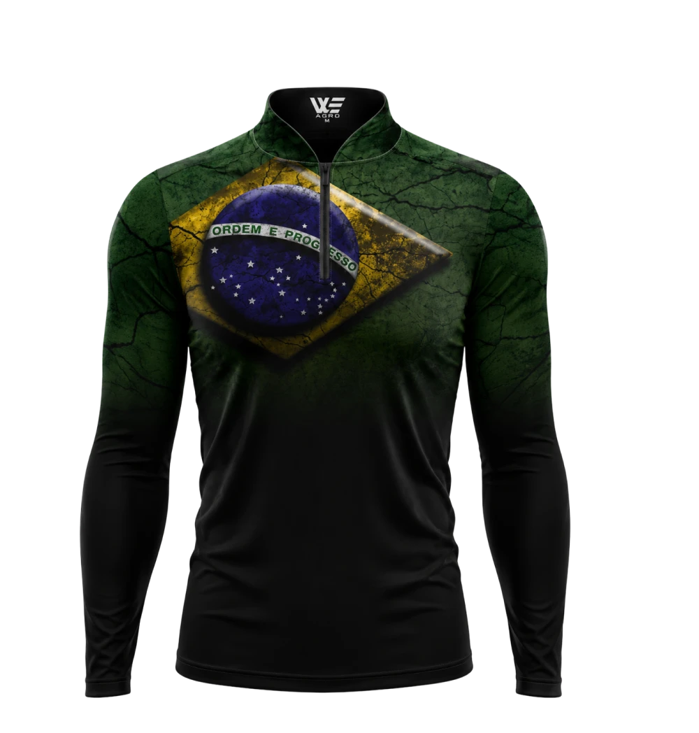 Camisa Masculina Brasil Raizes Brazil - Com proteção solar Uv50+