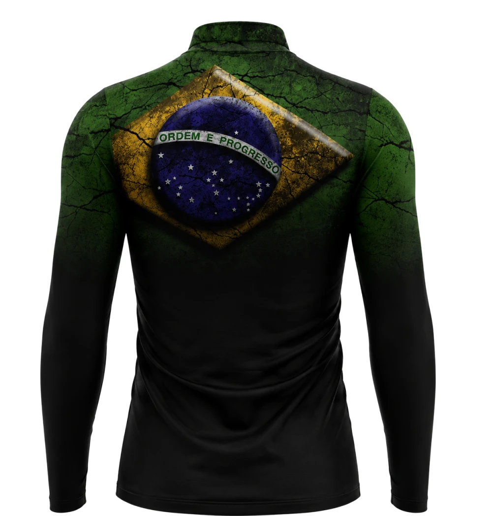 Camisa Masculina Brasil Raizes Brazil - Com proteção solar Uv50+ - Imagem 2