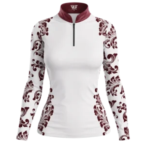 Camisa Feminina Floral Off Westwen Collection com proteção solar Uv50+